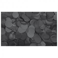 Showtec Black Confetti Round Ø 55mm Slowfall 1 KG